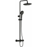 Душевая колонна VITRA AQUAHEAT BLISS 240 2F матовый черный A4720536